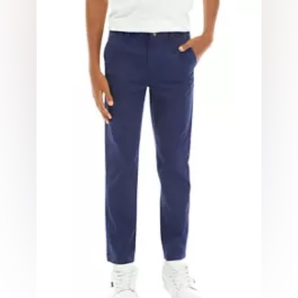 Crown & ivy Boys Motion Flex harbor navy pants size 10